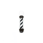 Barber pole blanco y negro