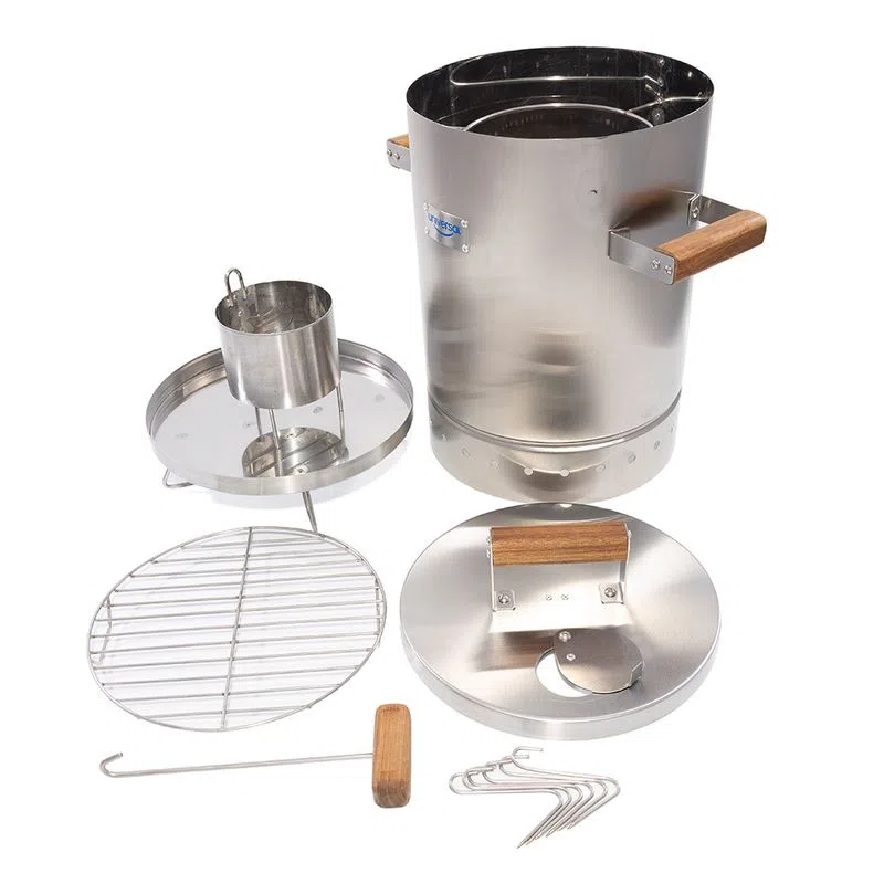 Barril ahumador de 6lb Acero inoxidable Universal