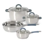 Bateria acero inoxidable home elements 7 piezas