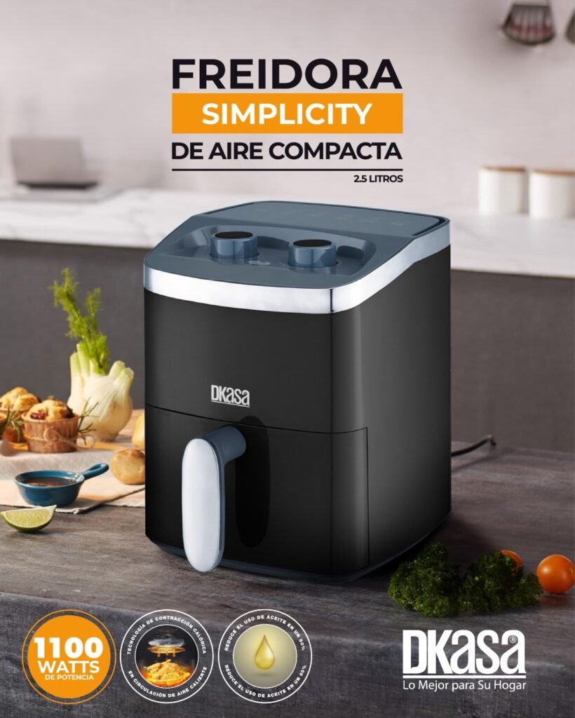 Freidora de Aire DKASA 2.5lt