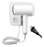 secador de pelo pared