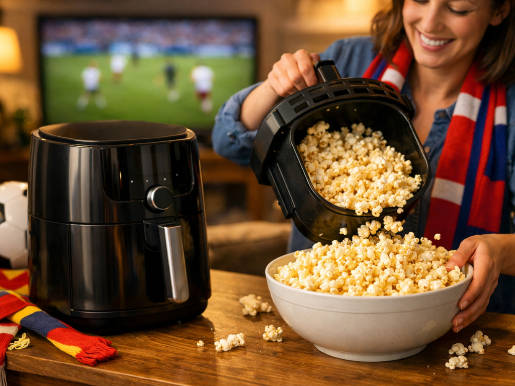 Como hacer crispetas en una airfryer para ver el mundial