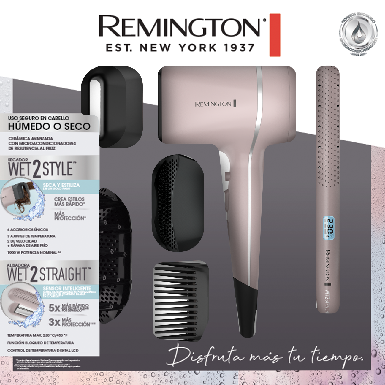 PORTADA-COMBO-WET2STYLE Combo REMINGTON Alis+Sec W2S "Rs - Image 1