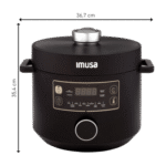 Olla Multifuncional IMUSA Multichef PRO Negra 5 Litros - Image 5