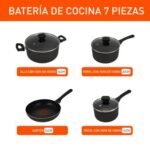 Batería IMUSA TITANIUM 7Piezas - Image 2