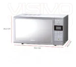 Horno microondas VISIVO GRIS SILVER 0,7 - Image 5