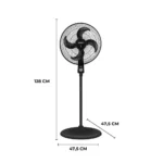 Ventilador samurái air turbo negro - Image 2